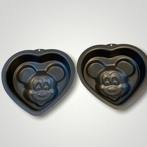 Disney Characters Mickey Mouse Metal Teflon Mold Cake Baking Pan